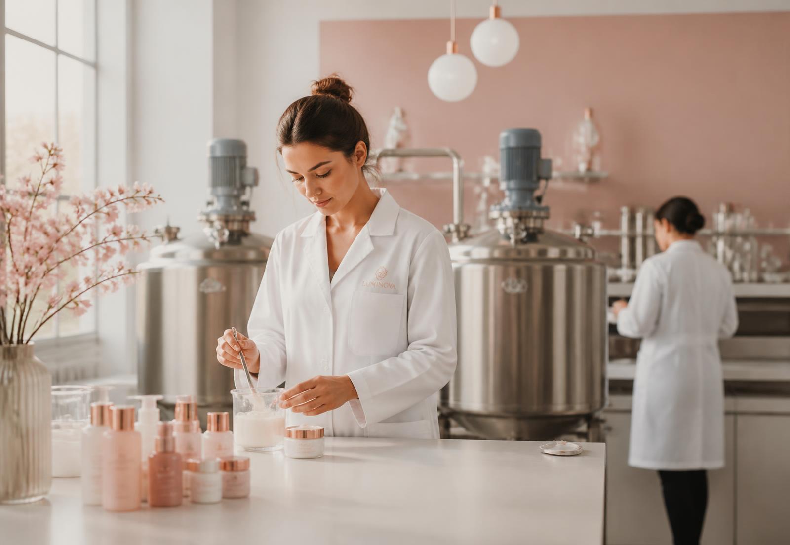 Laboratório de produção de cosméticos da COSMAKERS